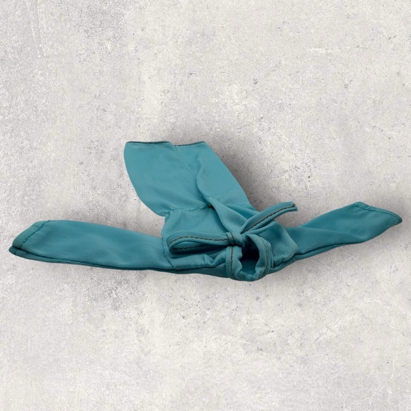 Vintage Barbie Best Buy Doll Dress 2556 Clothes Blue Career Tie Bow Tricot 1976 - Picture 5 of 6